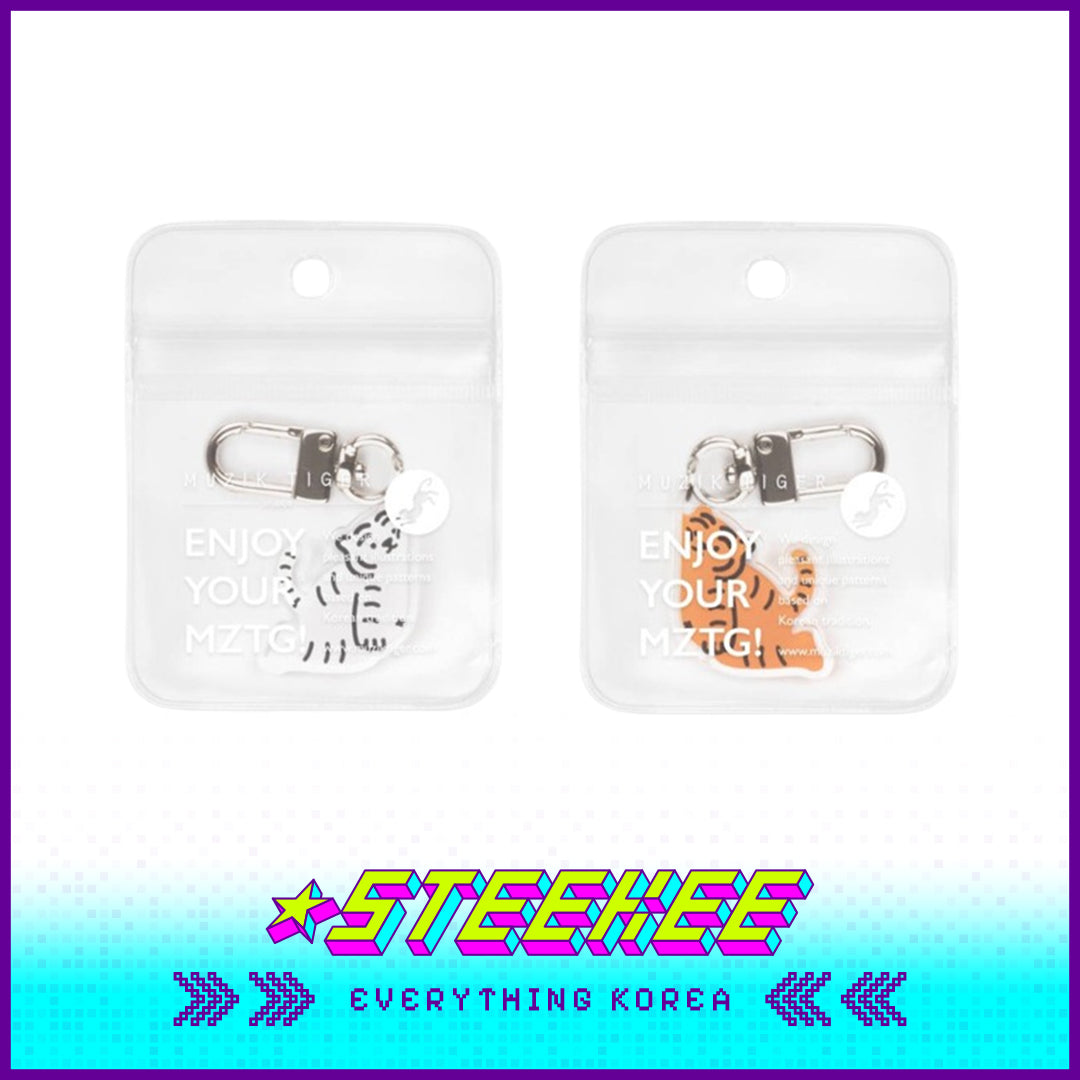 MUZIK TIGER It's OK Tiger Acrylic Keychain Souvenir Gift by Steekee Korea 2604