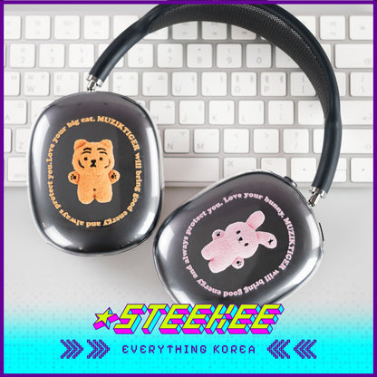 MUZIK TIGER Porumee Bunny Tiger Airpods Max Case Cover Protector by Steekee Korea 2606