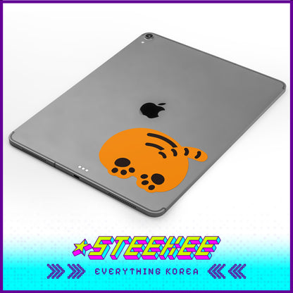 MUZIK TIGER Big Removable Matte Tiger Butt Sticker for Laptop Notebook Ipad by Steekee Korea 2614