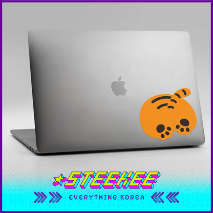 MUZIK TIGER Big Removable Matte Tiger Butt Sticker for Laptop Notebook Ipad by Steekee Korea 2614