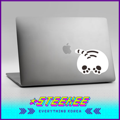 MUZIK TIGER Big Removable Matte Tiger Butt Sticker for Laptop Notebook Ipad by Steekee Korea 2614