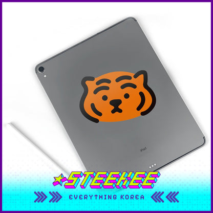 MUZIK TIGER TIGER Big Removable Matte Tiger Face Sticker for Laptop Notebook Ipad by Steekee Korea 2615