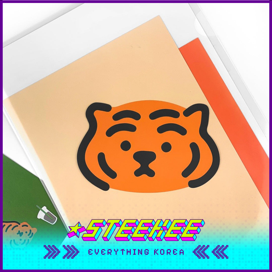 MUZIK TIGER TIGER Big Removable Matte Tiger Face Sticker for Laptop Notebook Ipad by Steekee Korea 2615