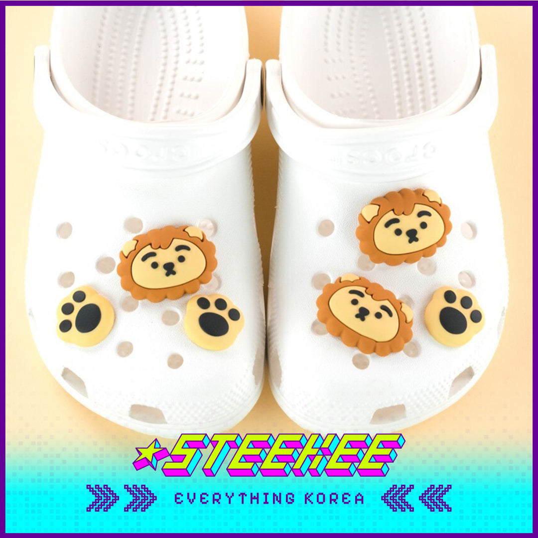 MUZIK TIGER Lion Shoe Decoration Silicone Charms Accessories by Steekee Korea 2620