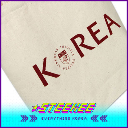 Korea University Mini Canvas Eco Tote Bag by Steekee Korea 2625