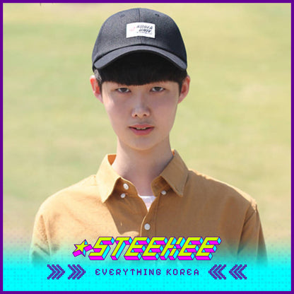 Korea University Label Black School Baseball Cap by Steekee Korea 2628