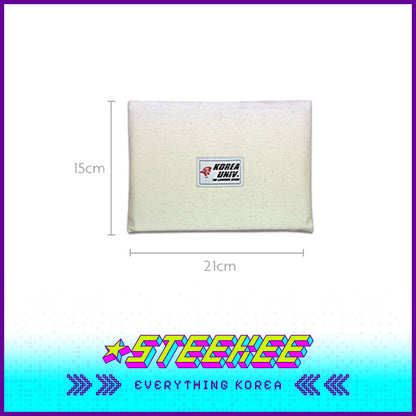 Korea University Eco Canvas White Multipurpose Pouch by Steekee Korea 2630