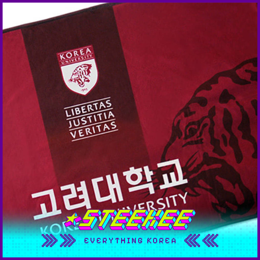 Korea University Versatile Multipurpose Fleece Red Blanket Mat by Steekee Korea 2632