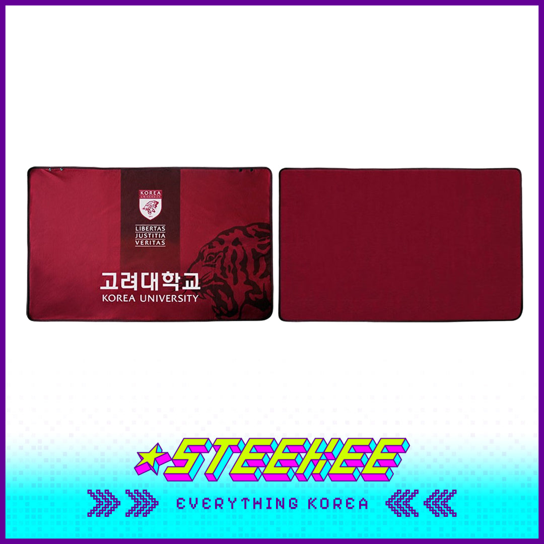 Korea University Versatile Multipurpose Fleece Red Blanket Mat by Steekee Korea 2632