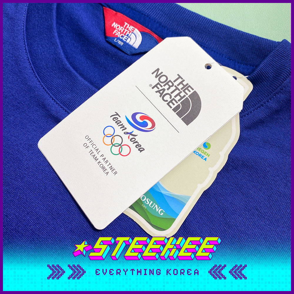 The North Face PO TEAMKOREA One Earth T-shirt 2024 Paris Olympics by Steekee Korea 2637