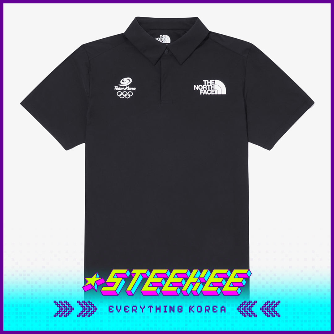 The North Face PO TEAMKOREA Ice Day Polo T-shirt 2024 Paris Olympics by Steekee Korea 2639