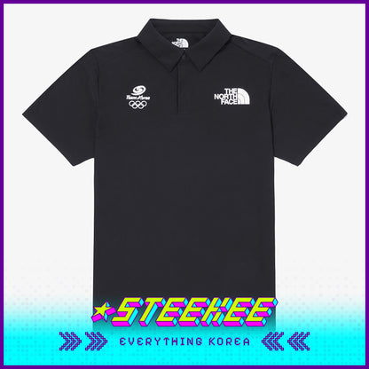 The North Face PO TEAMKOREA Ice Day Polo T-shirt 2024 Paris Olympics by Steekee Korea 2639