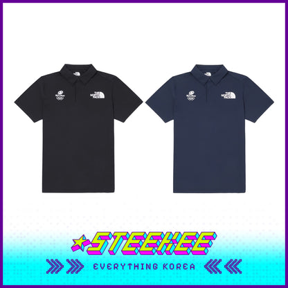 The North Face PO TEAMKOREA Ice Day Polo T-shirt 2024 Paris Olympics by Steekee Korea 2639