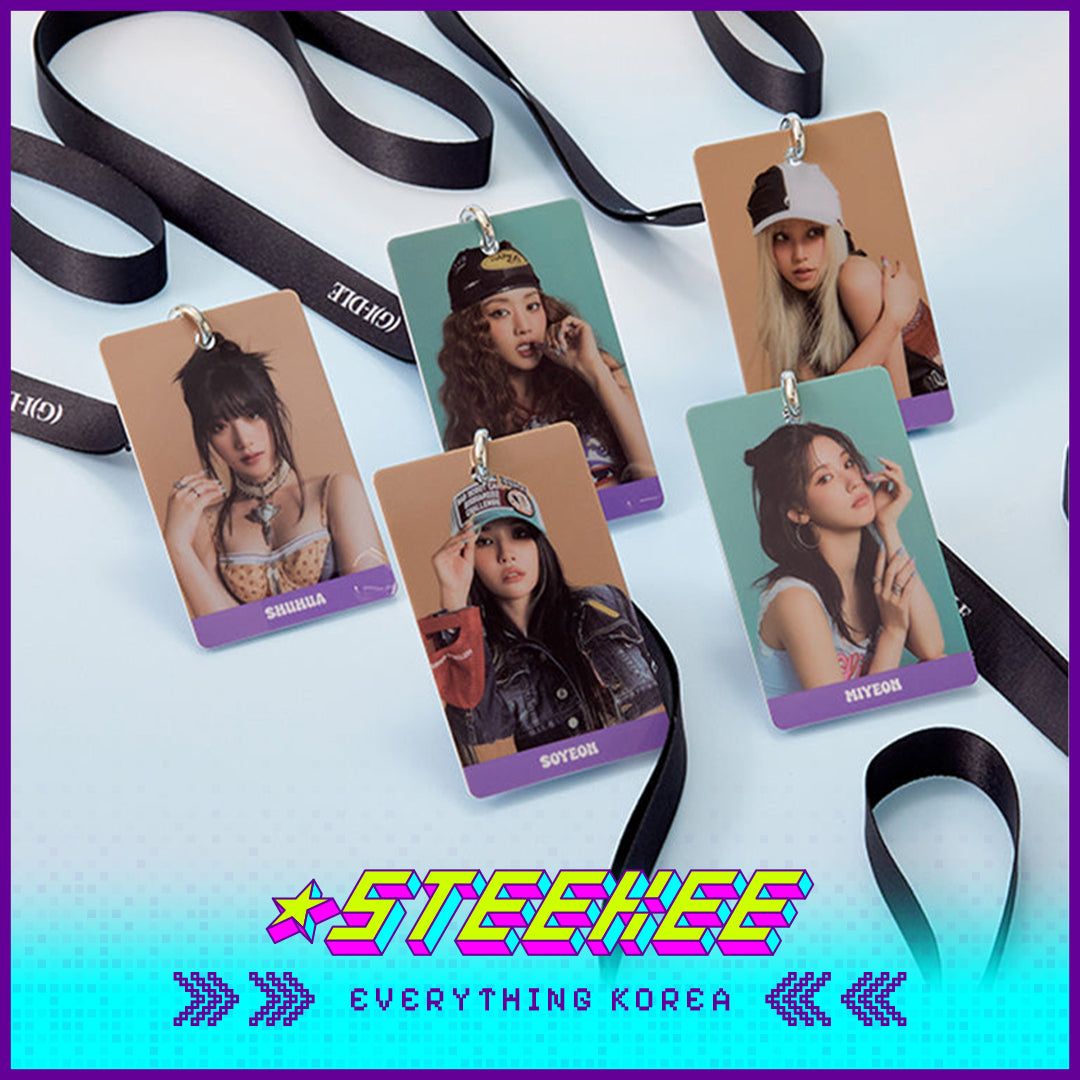 (G)I-DLE KLAXON Backstage Pass Lanyard Photo by Steekee Korea 2669