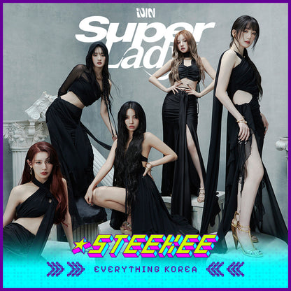 (G)I-DLE Super Lady Silver Sticker Pack Set by Steekee Korea 2670