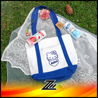 Lotte Milkis x Sanrio Characters Hello Kitty Eco Tote Bag NFS GWP by zilleon 2888