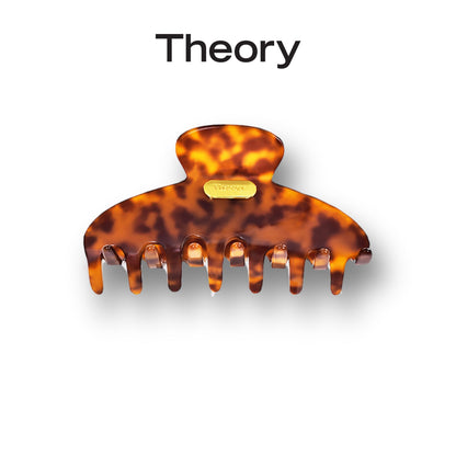 Theory Exclusive Tortoiseshell Acetate Acetic Acid Grasping Shark  Hair Clip by Zii 2891