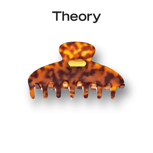 Theory Exclusive Tortoiseshell Acetate Acetic Acid Grasping Shark  Hair Clip by zilleon 2891