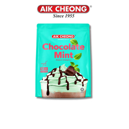 Aik Cheong Malaysia Café Art Chocolate Mint Instant Drink 456g 12 Sachets