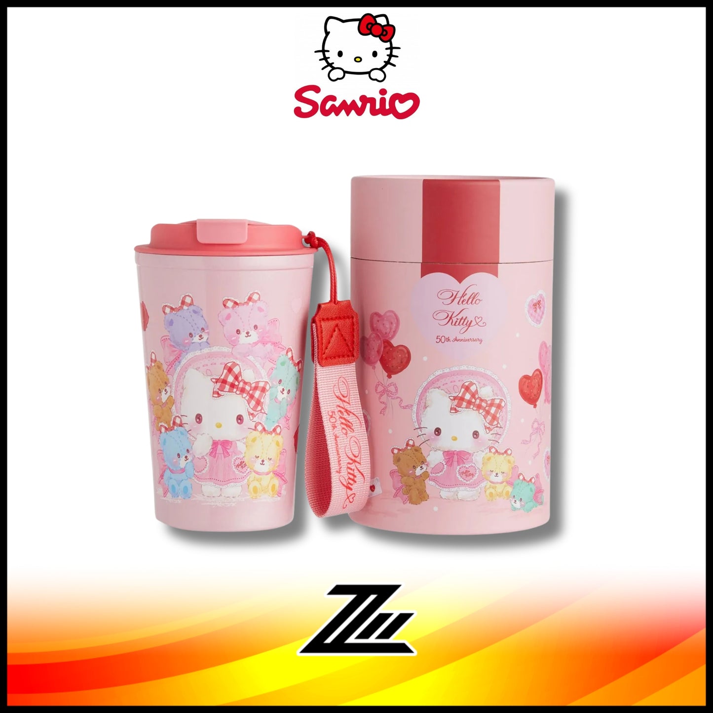 Sanrio Thailand Dreamer Hello Kitty Vacuum Insulated Tumbler Pink 350 mL