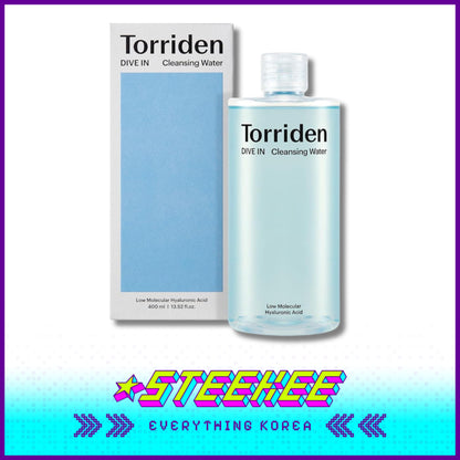 Torriden Dive-In Low Molecular Hyaluronic Acid Cleansing Water 400ml by Steekee Korea 2440