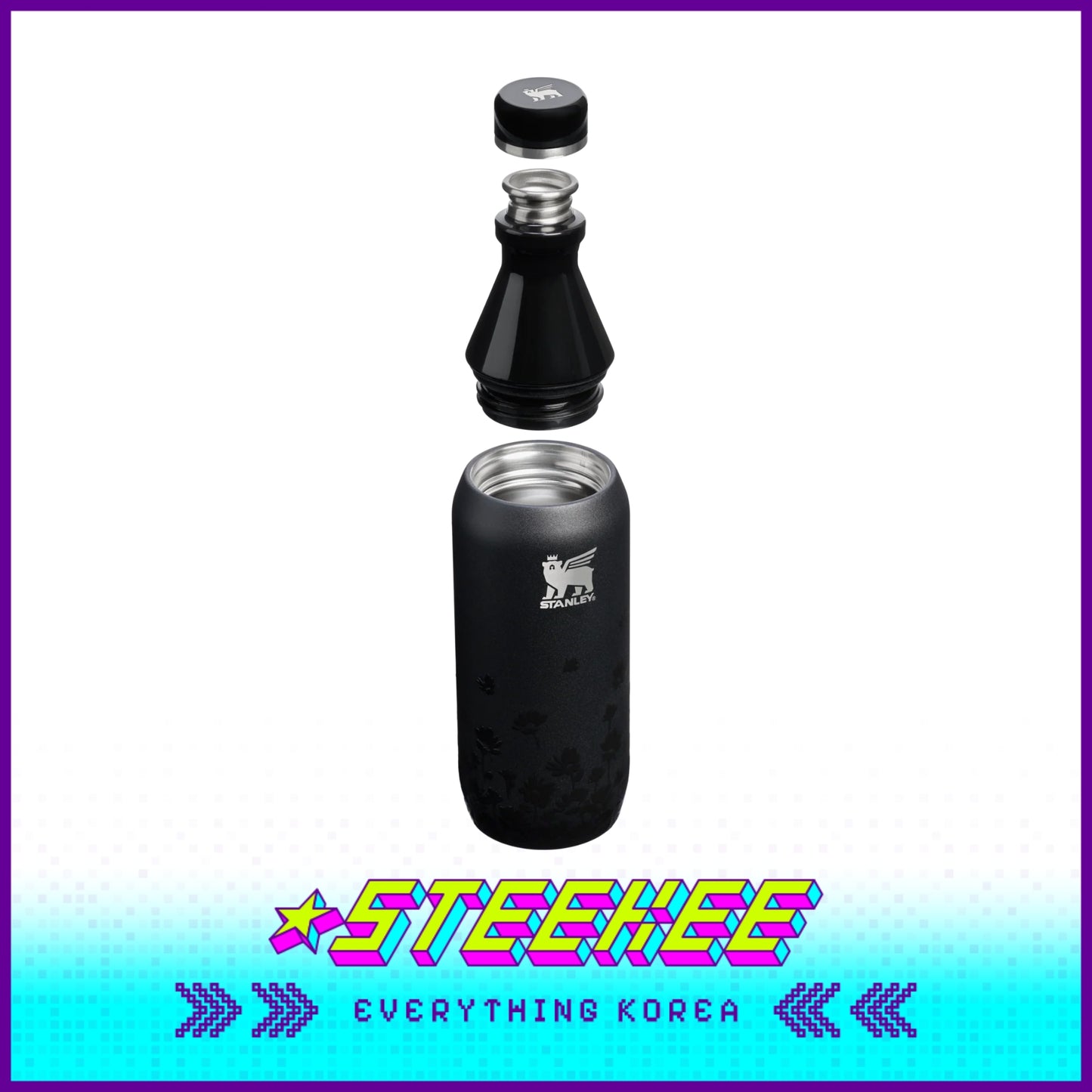 Stanley 1913 x JENNIE All Day Slim Luxe Bottle 355ml Midnight Ruby by Steekee 5005