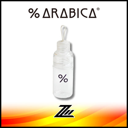 Arabica % 16oz 480ml Clear Tumbler Water Bottle