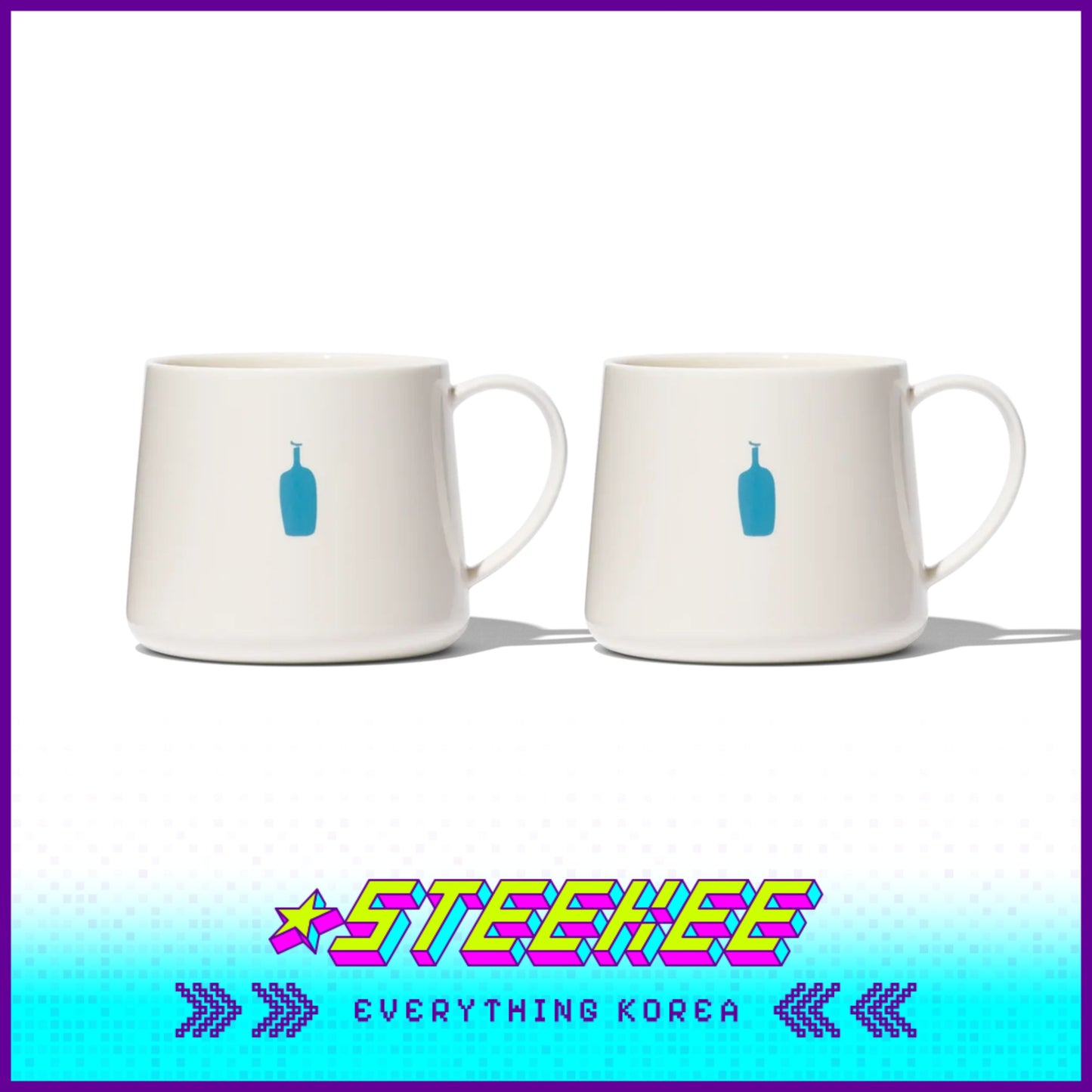 BLUE BOTTLE COFFEE Mug Cup 341ml Set of 2 by Steekee Korea 2402