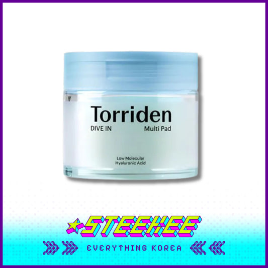 Torriden Dive-In Multi Moisturising Hydrating Toner Pads 80 Sheets by Steekee Korea 2434