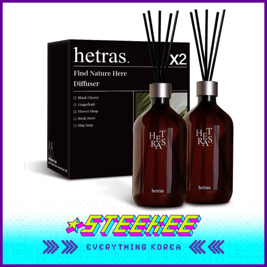 Hetras Premium Diffuser Home Fragrance Set of 2 500ml by Steekee Korea 2471