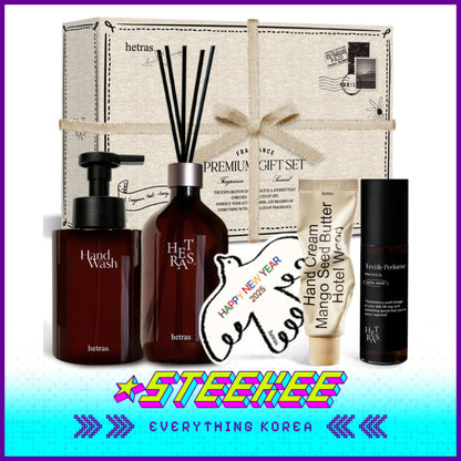 Hetras Premium Perfume Hand Care New Year Special Gift Set Present by Steekee Korea 2430