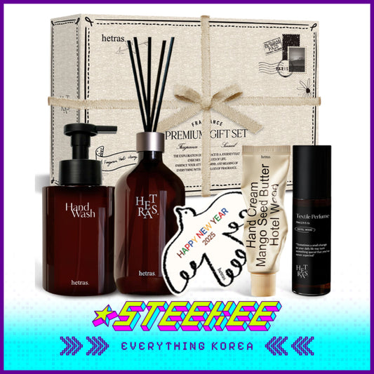 Hetras Premium Perfume Hand Care New Year Special Gift Set Present by Steekee Korea 2430