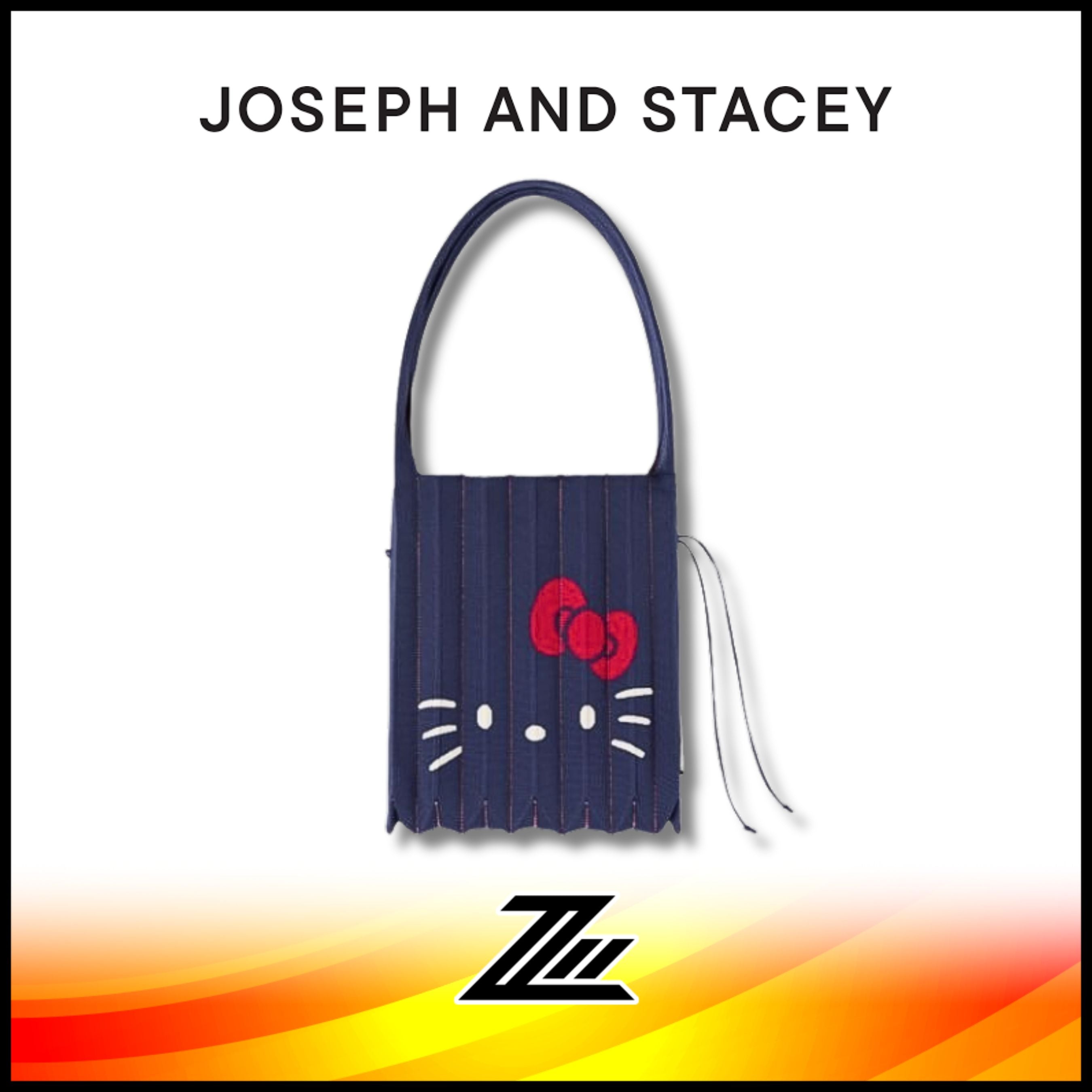 Joseph and Stacey Lucky Pleats Knit M Hello Kitty Indigo