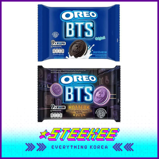 BTS X OREO Vanilla Original Hotteok Flavour 9 Packs by Steekee Korea 5000