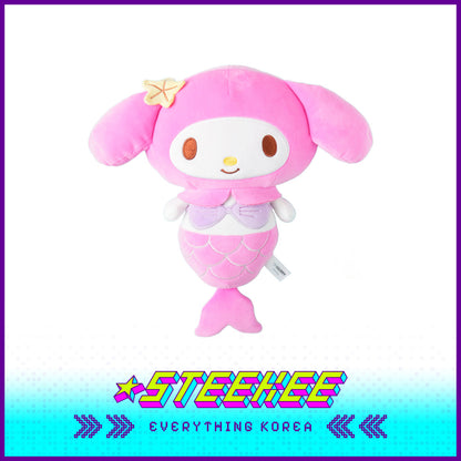 Daiso My Melody Mermaid Tail Soft Plush Toy by Steekee Korea 2482