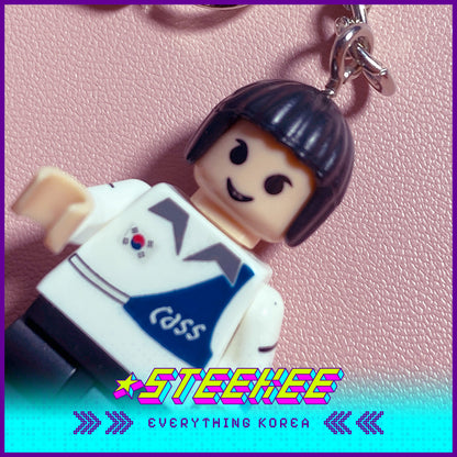 Korea Cass Beer Lego Keychain Merchandise Keyring by Steekee Korea 2487