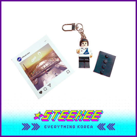 Korea Cass Beer Lego Keychain Merchandise Keyring by Steekee Korea 2487