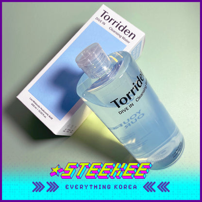 Torriden Dive-In Low Molecular Hyaluronic Acid Cleansing Water 400ml by Steekee Korea 2440