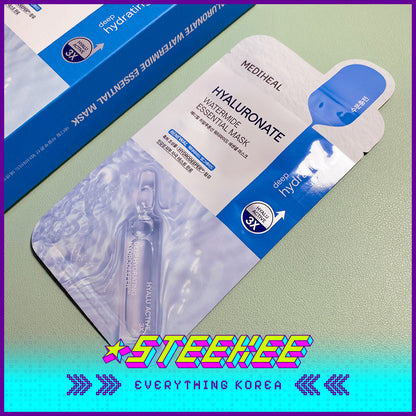 MEDIHEAL Hyaluronate Watermide Essential Hydrating Mask Sheet by Steekee Korea 2476