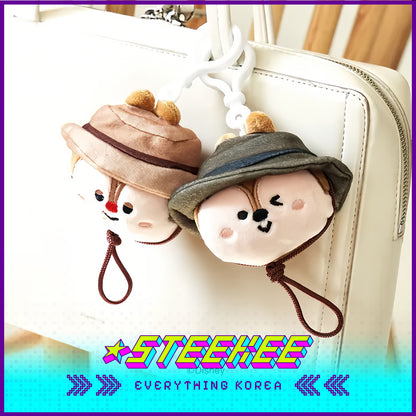 Daiso Disney Chip 'n' Dale Plush Soft Toy Hanging Doll by Steekee Korea 3060