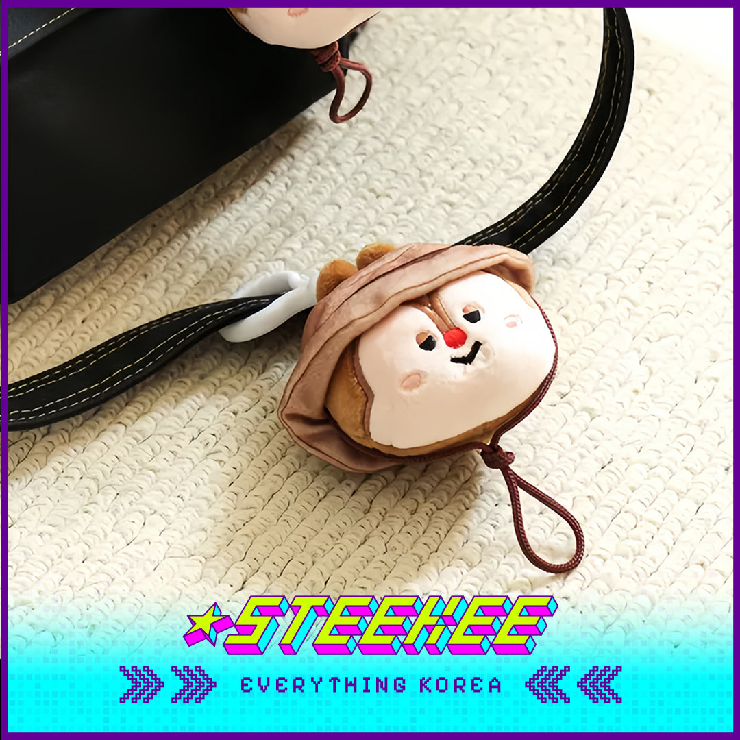 Daiso Disney Chip 'n' Dale Plush Soft Toy Hanging Doll by Steekee Korea 3060
