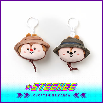 Daiso Disney Chip 'n' Dale Plush Soft Toy Hanging Doll by Steekee Korea 3060