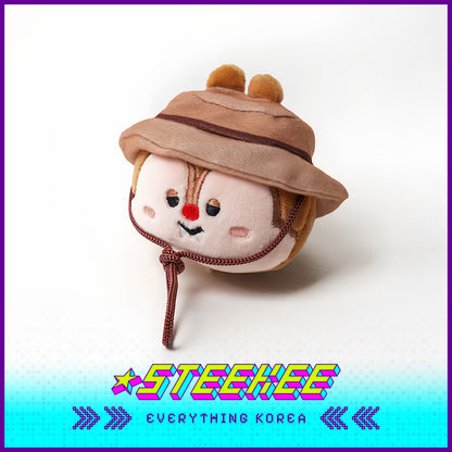 Daiso Disney Chip 'n' Dale Plush Soft Toy Hanging Doll by Steekee Korea 3060