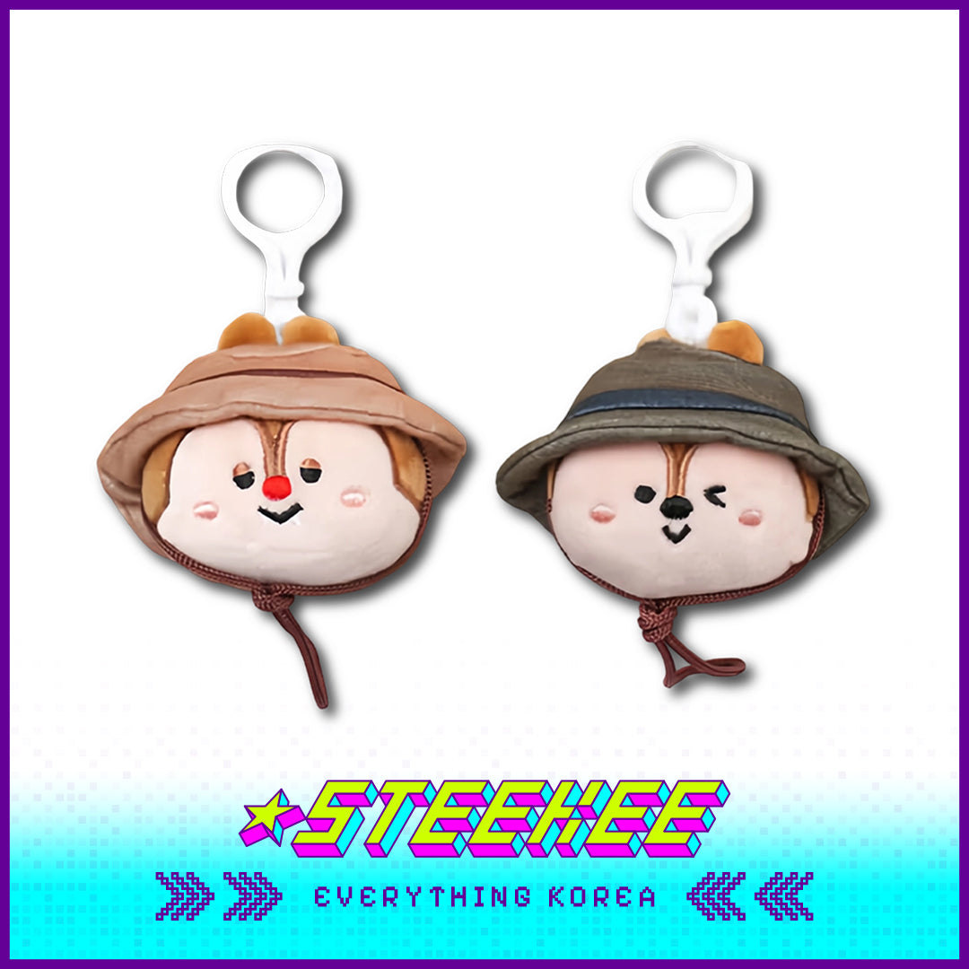 Daiso Disney Chip 'n' Dale Plush Soft Toy Hanging Doll by Steekee Korea 3060