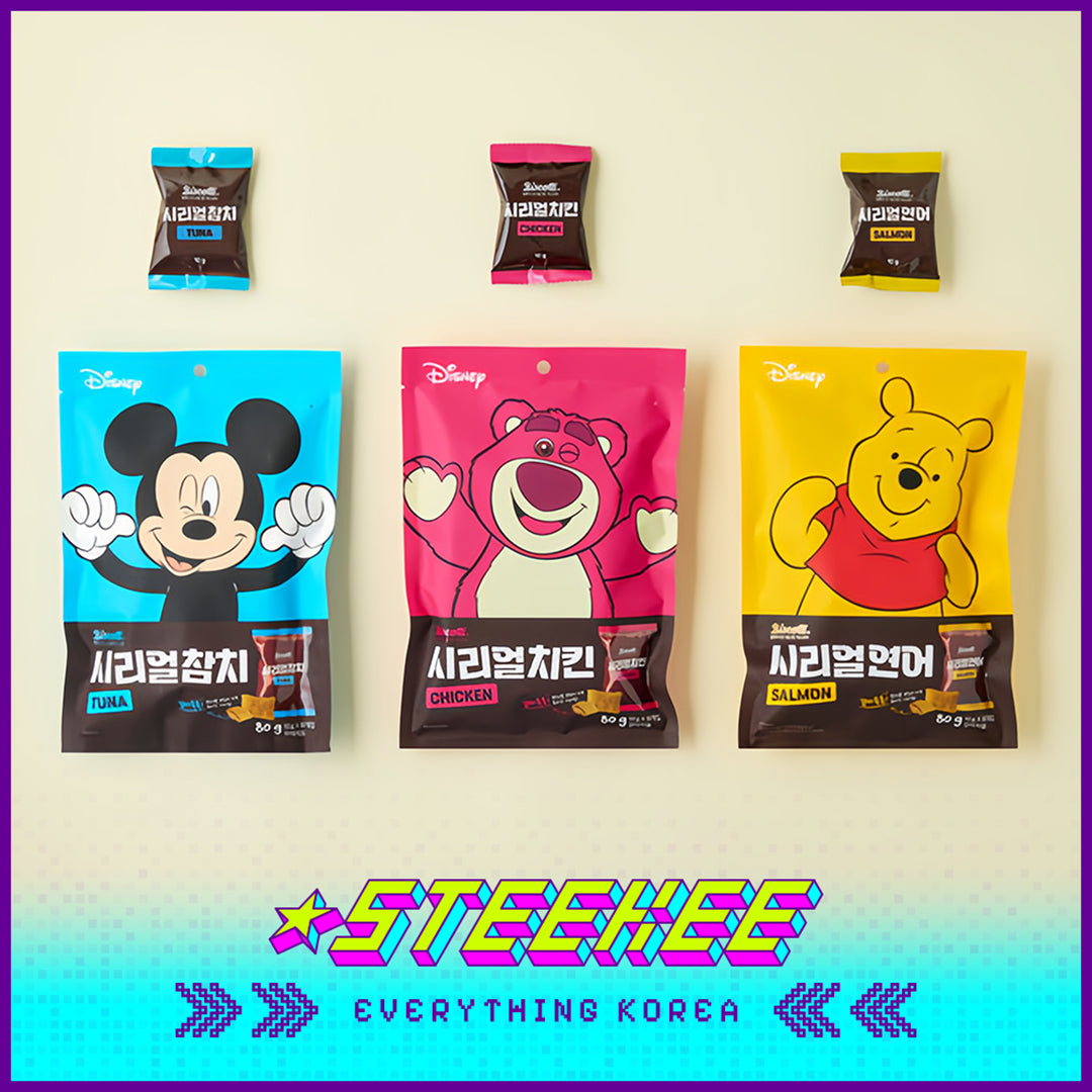 Daiso Disney Toy Story Pet Snacks Salmon Chicken Tuna Sandwich Crisp Cereal 80g by Steekee Korea 3064