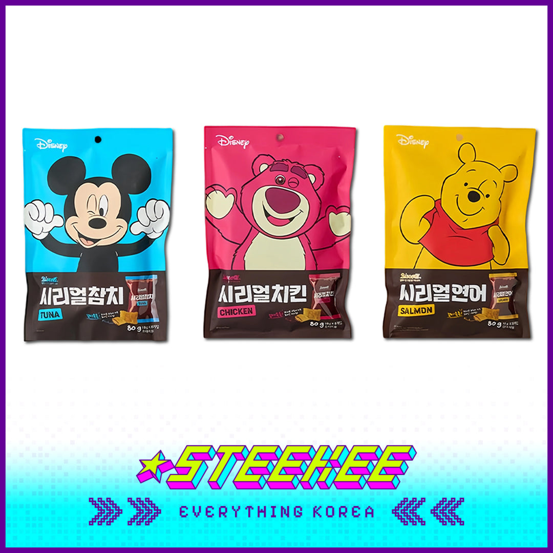 Daiso Disney Toy Story Pet Snacks Salmon Chicken Tuna Sandwich Crisp Cereal 80g by Steekee Korea 3064