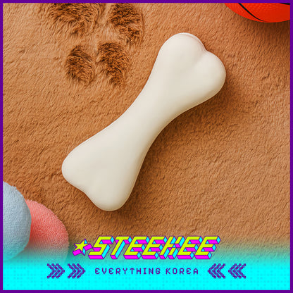 Daiso Pet Puppy Fun Bite-Resistant Sounding Soft Bone Toy by Stekee Korea 3065
