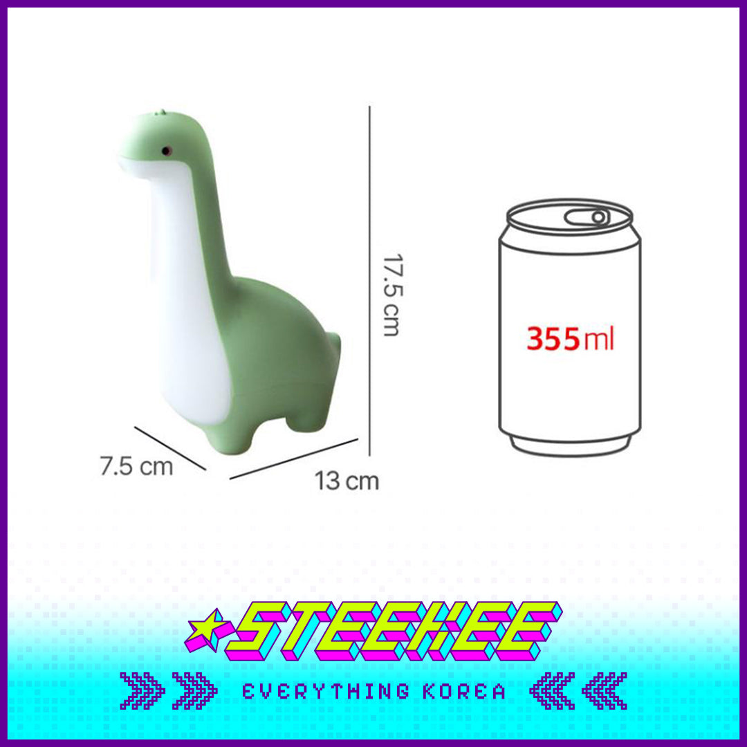 Daiso Daiso Dinosaur USB Rechargeable Atmosphere Night Light Sleeping Lamp by Steekee Korean 3066