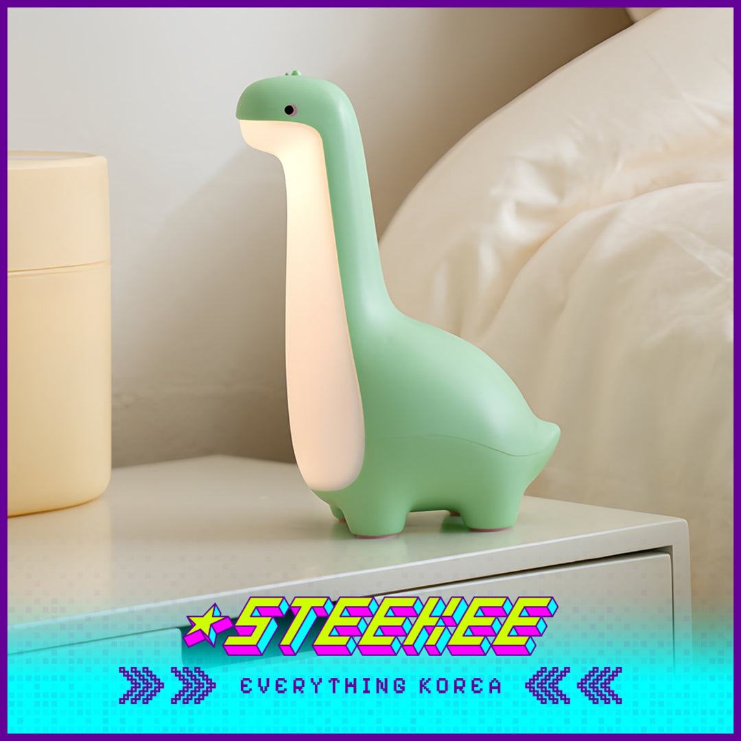 Daiso Daiso Dinosaur USB Rechargeable Atmosphere Night Light Sleeping Lamp by Steekee Korean 3066