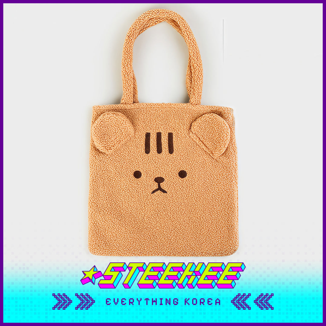 Daiso Cute Plush Fluffy Animal Shoulder Bag by Steekee Korea 3068